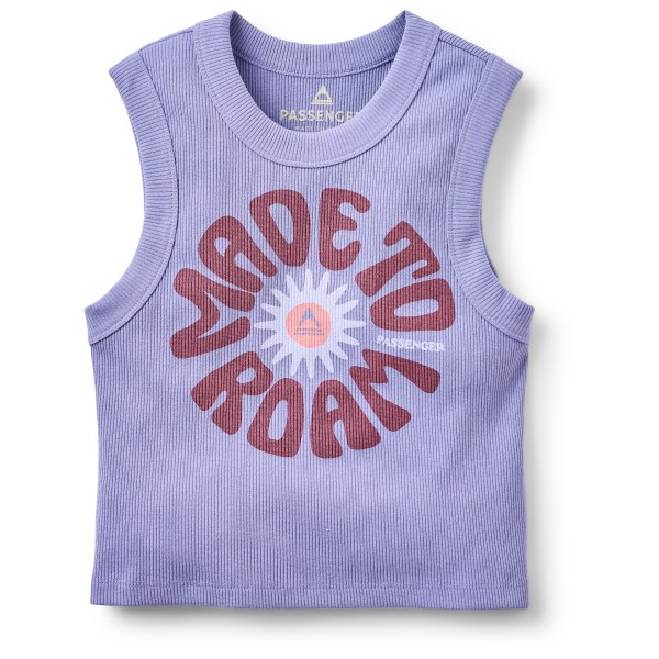 Passenger  Women's Easy Days Ribbed Graphic Vest - Top, purper