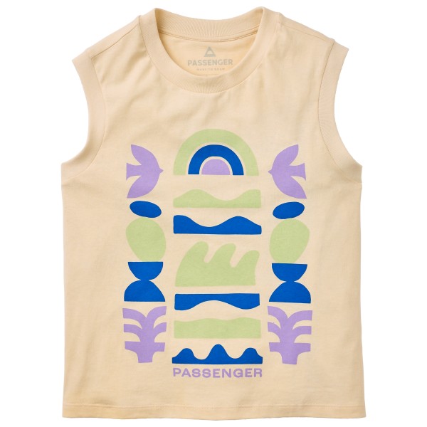 Passenger  Women's Papercut Recycled Cotton Vest - Top, beige