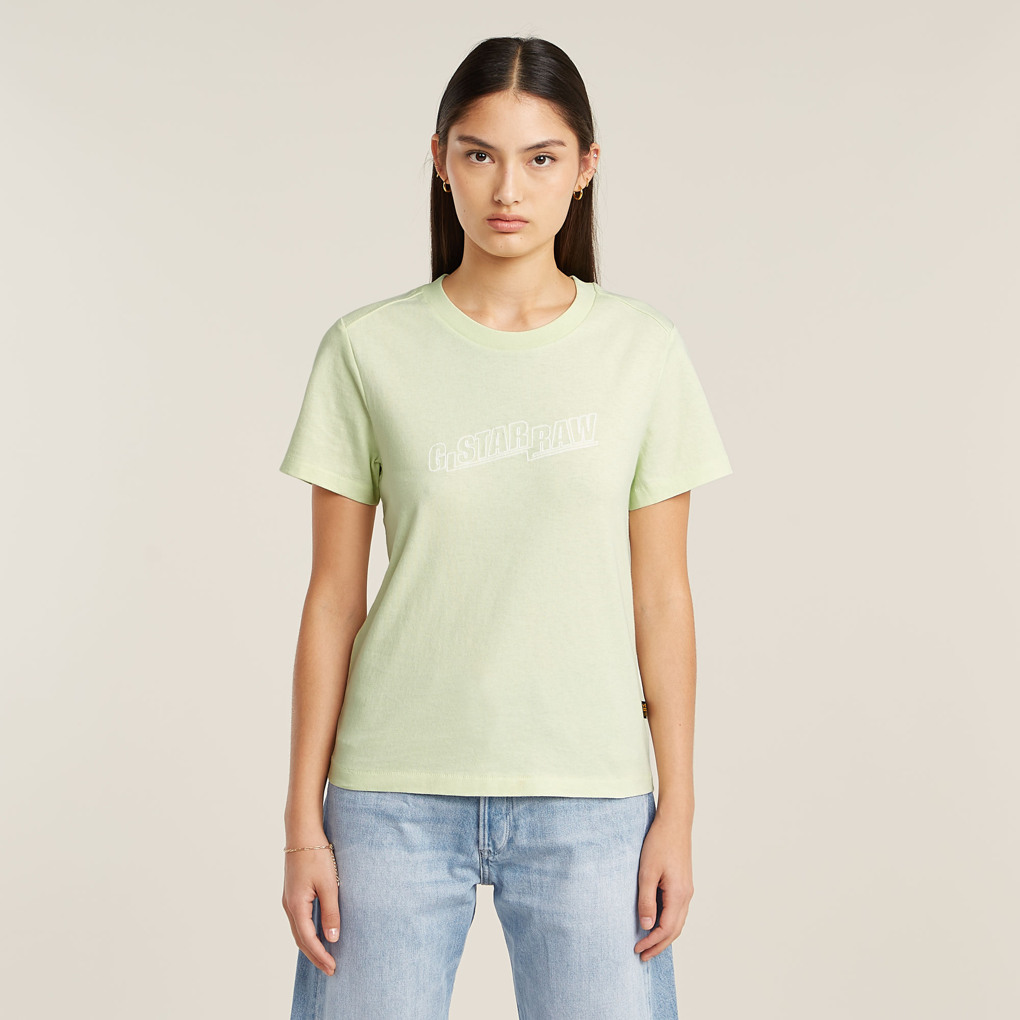 G-Star RAW Embro Logo T-shirt - Groen - Dames