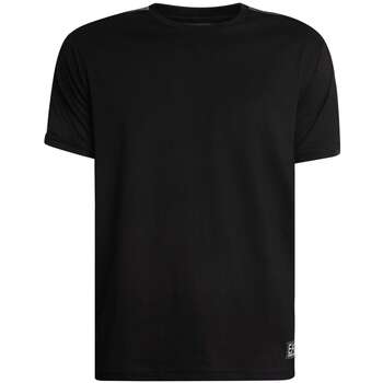Emporio Armani EA7 T-shirt Korte Mouw  Schouderstreep T-shirt