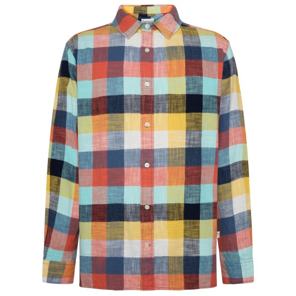 KnowledgeCotton Apparel  Loose Fit Checkered Slub Shirt - Overhemd, meerkleurig