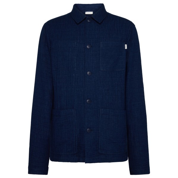 KnowledgeCotton Apparel  Loose Fit Dobby Overshirt - Overhemd, blauw