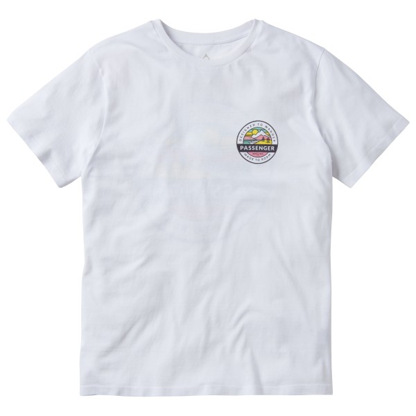Passenger  Odyssey Recycled Cotton T-Shirt - T-shirt, wit