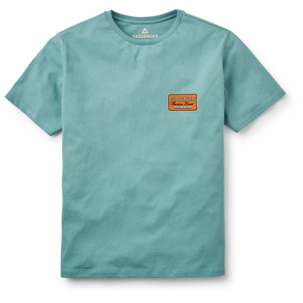 Passenger  Beechey Recycled Cotton T-Shirt - T-shirt, turkoois
