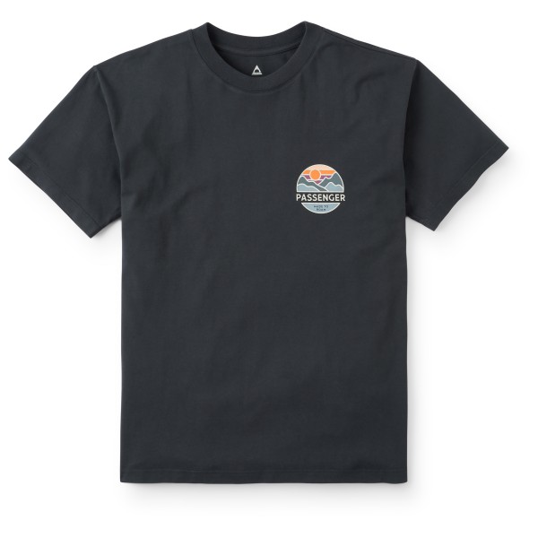 Passenger  Laidback Recycled Cotton Relaxed T-Shirt - T-shirt, blauw/zwart