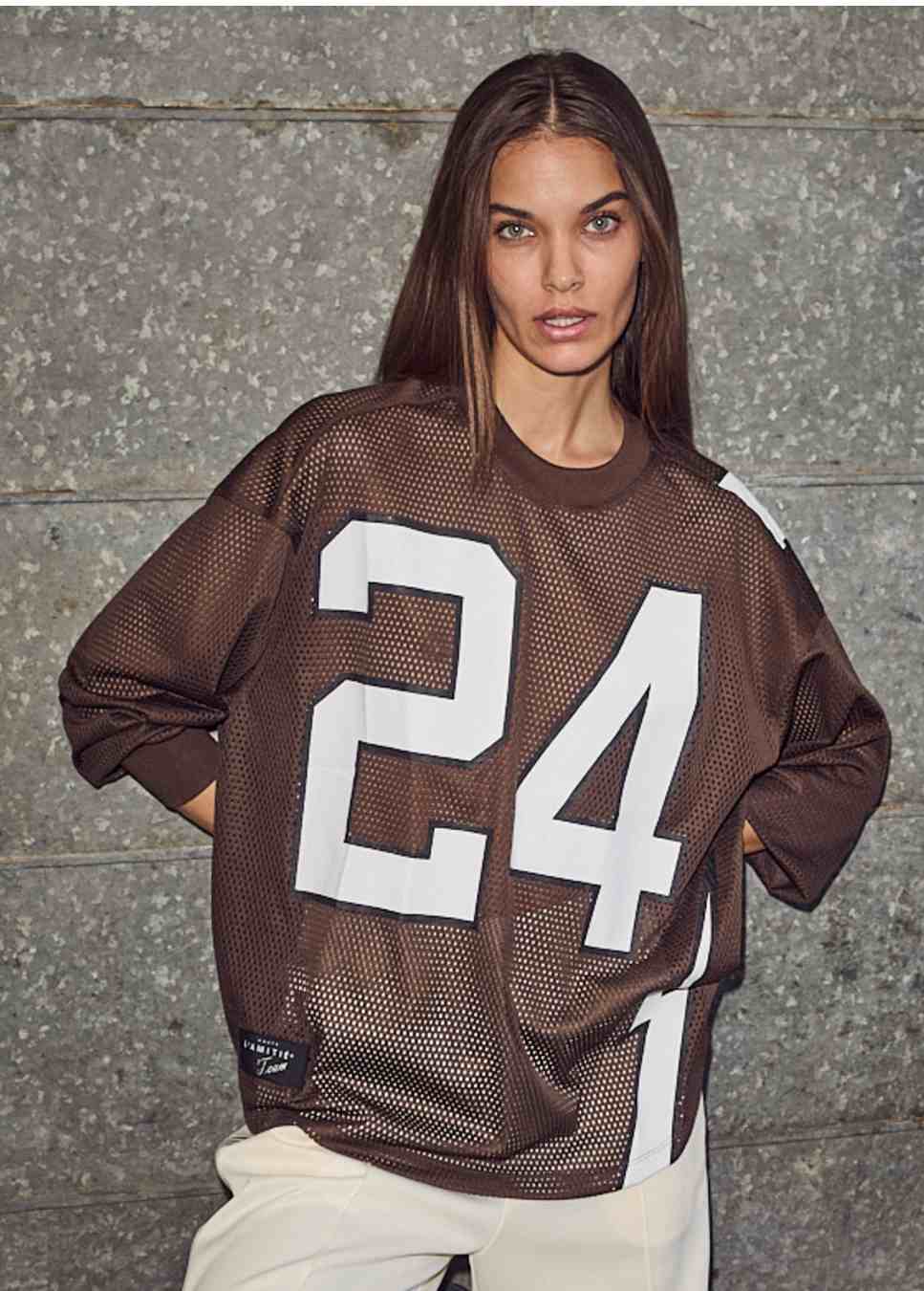 Haute L'Amitié Top american football ls tee