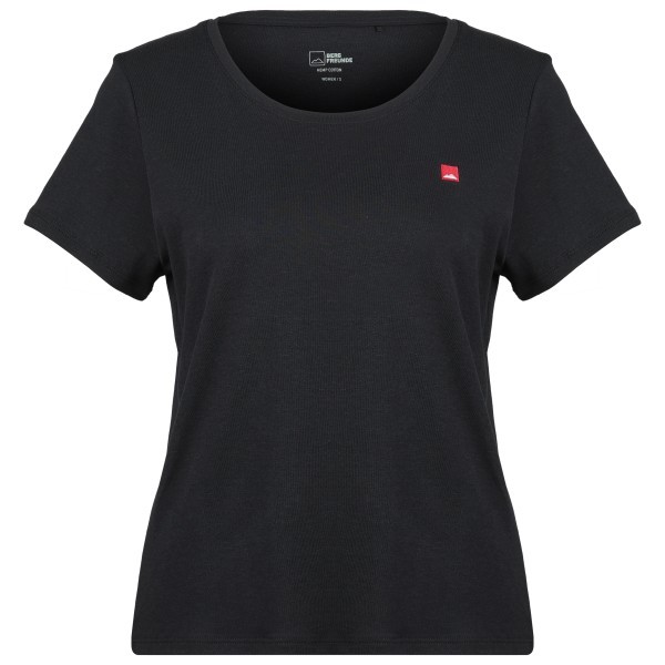 Bergfreunde  Women's Hemp30  Tee Patch - T-shirt, zwart