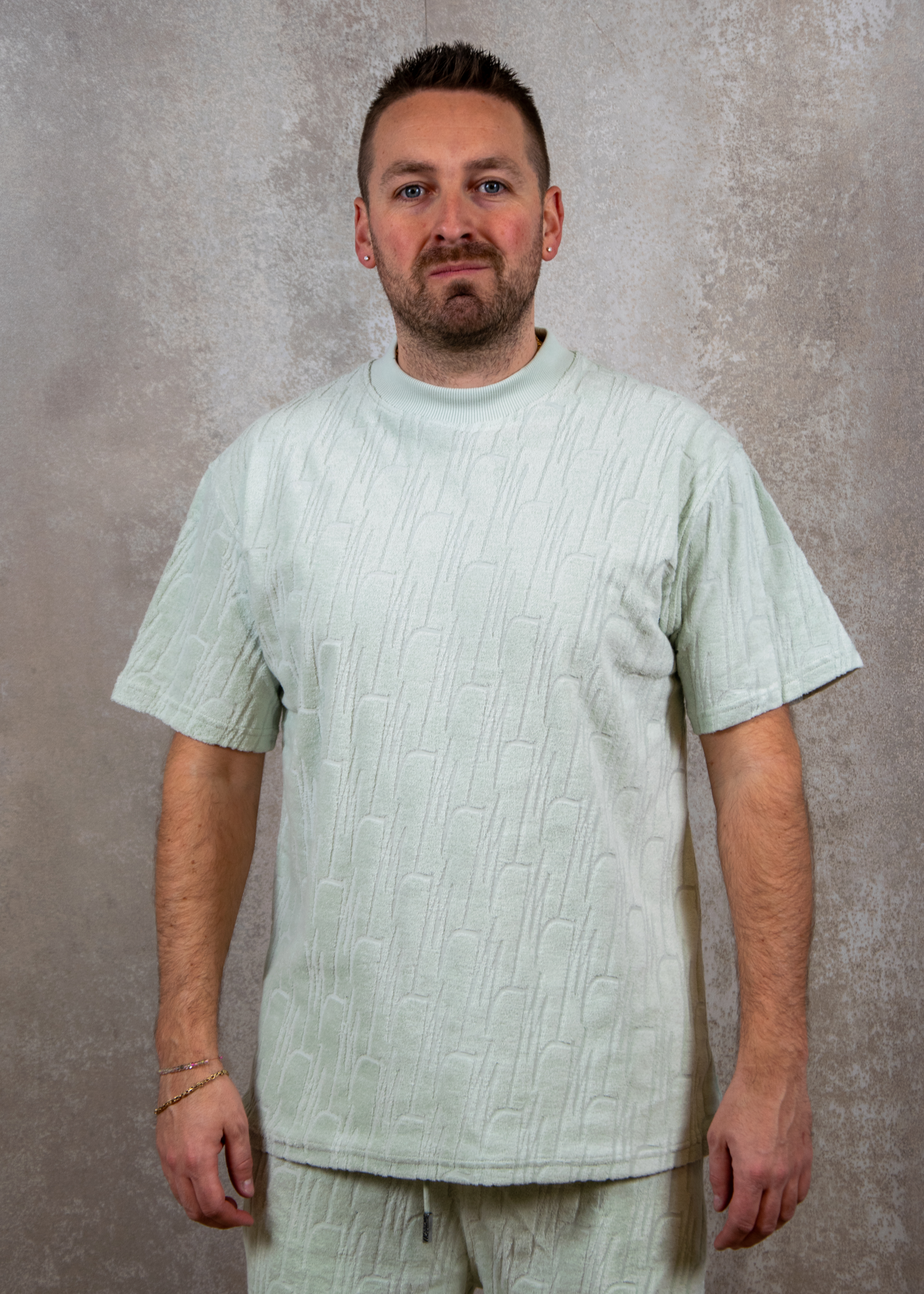 Malelions Monogram towelling t-shirt