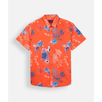 Oxbow Overhemd Lange Mouw  Slub-print shirt met korte mouwen HELLFLO