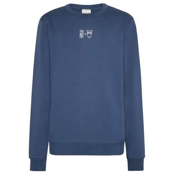 KnowledgeCotton Apparel  Water Is Life Regular Crew Sweat - Trui, vintage indigo
