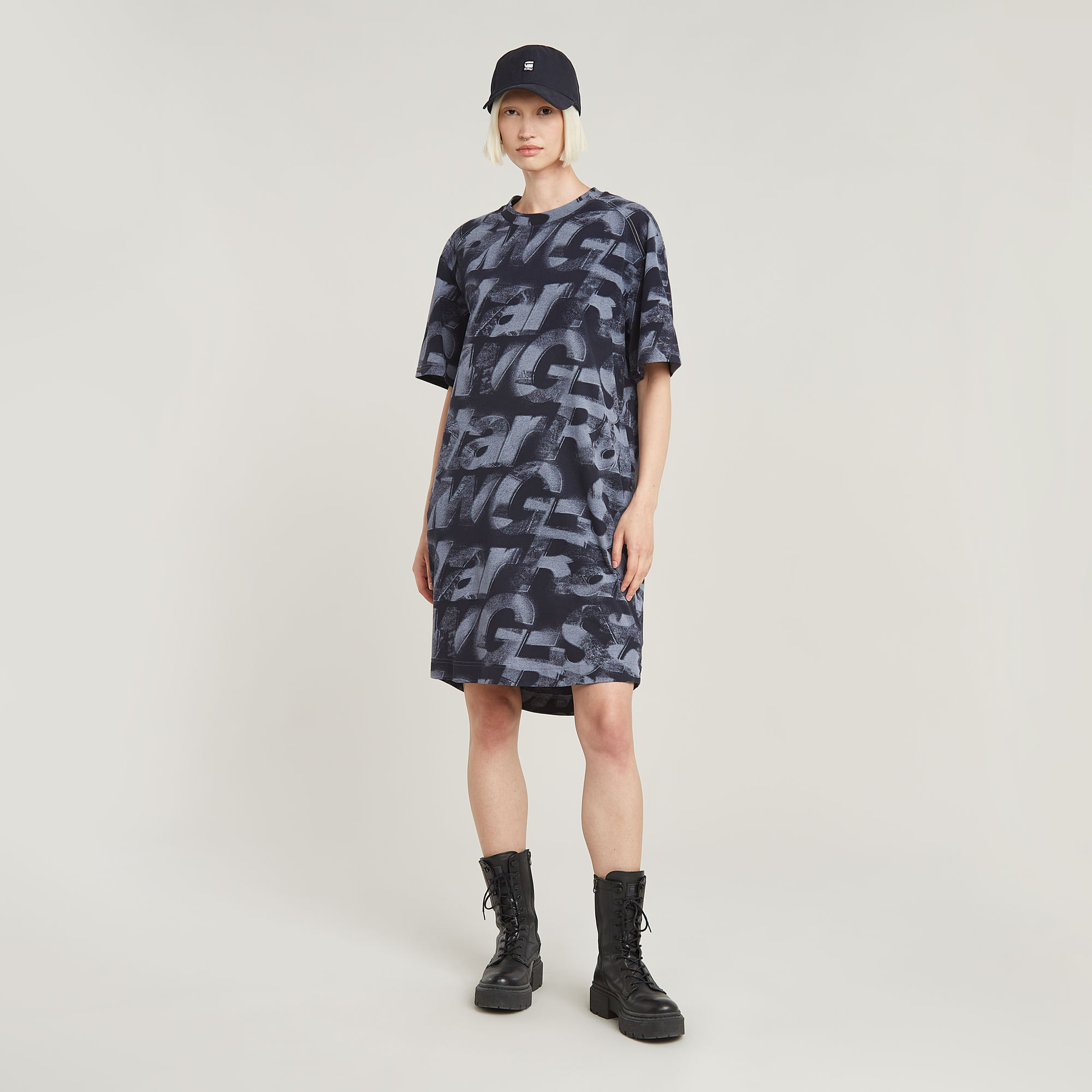 G-Star RAW Sprayed Letters Loose Jurk - Meerkleurig - Dames