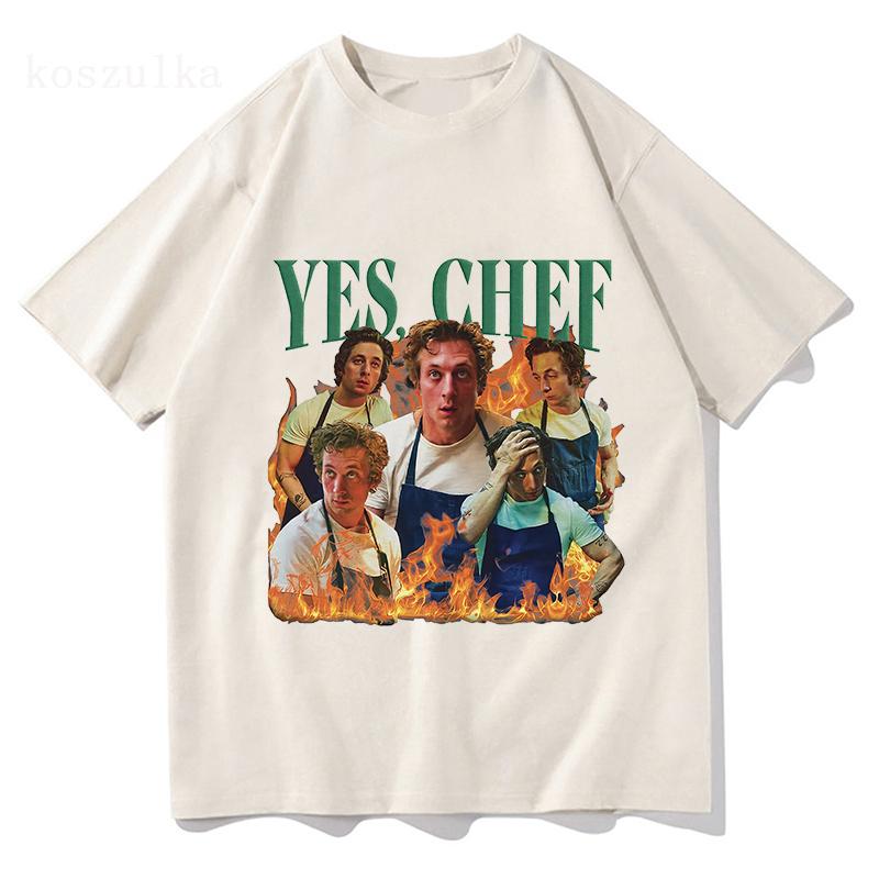 Comfortable season De Bear TV-serie T-shirts Het originele Beef of Chicagoland-print T-shirt Katoen Mannen/Vrouwen Casual T-shirts Grafische T-shirts Top XXXL