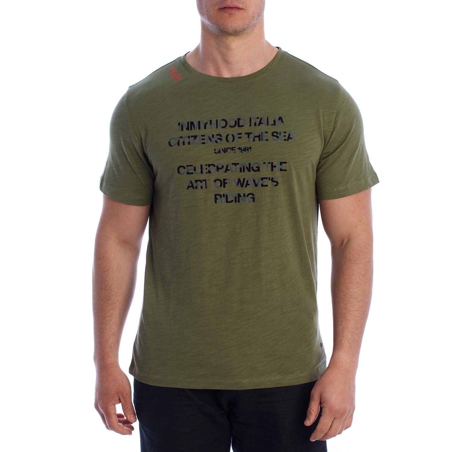 BlackPrice Camiseta Manga Corta Gráfica de Algodón HS24MTS17 para Hombre 3XL