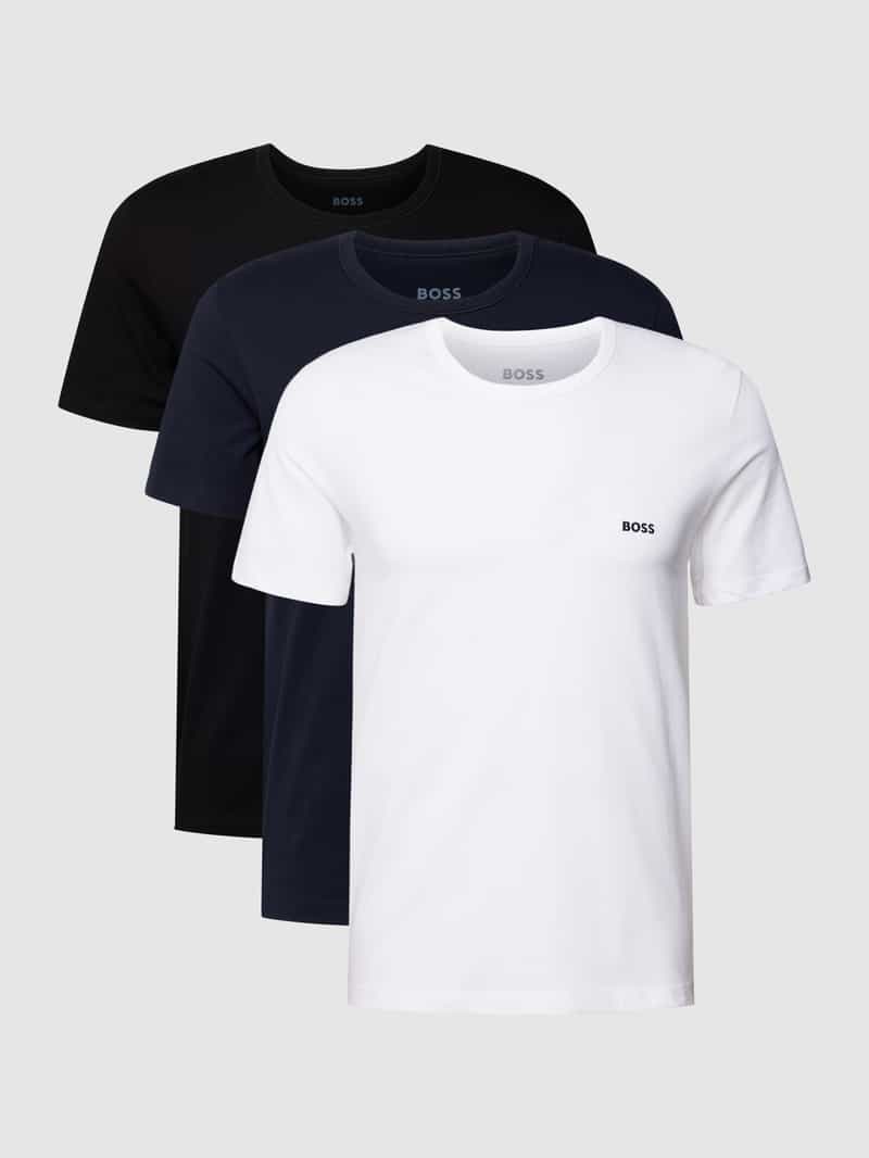 BOSS T-shirt Ronde hals  ONE x David Beckham (3-delig, Set van 3)