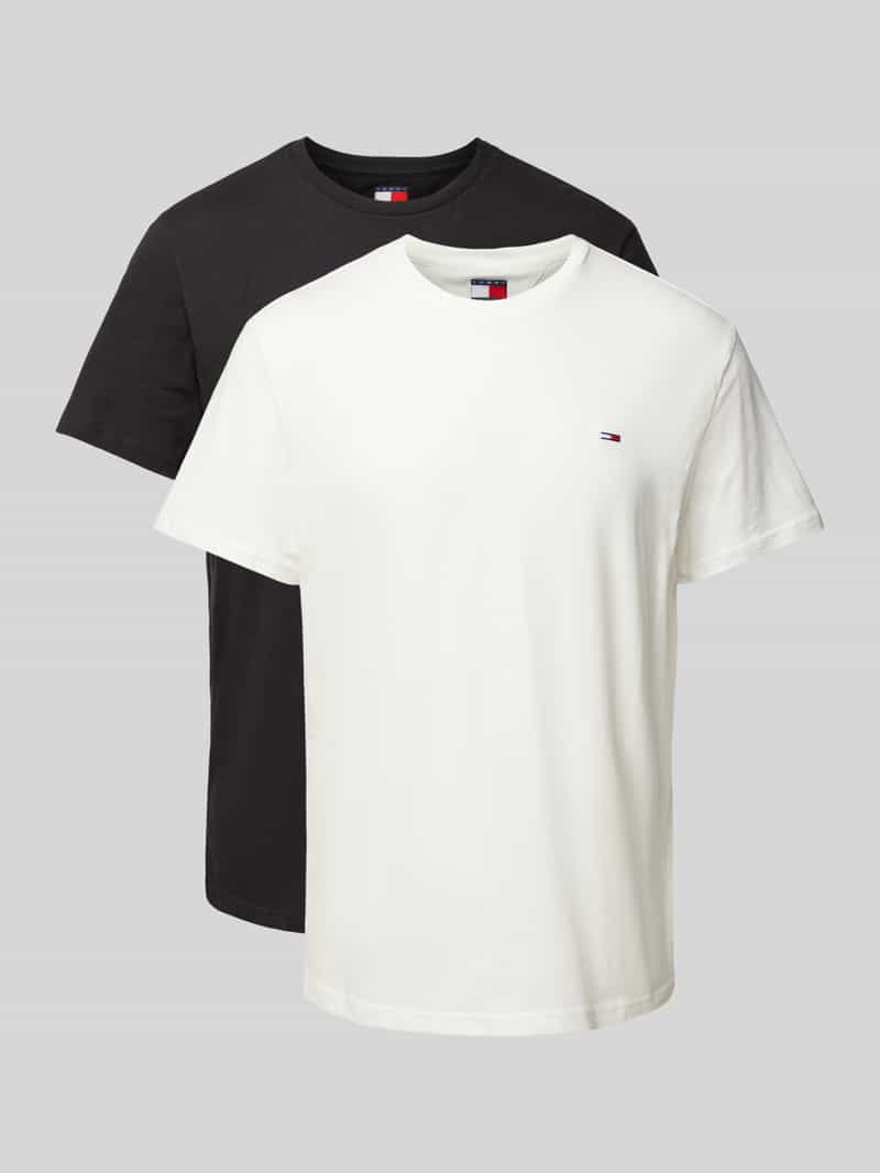 TOMMY JEANS Shirt met korte mouwen TJM SLIM 2PACK MIX TEE EXT (Set van 2)