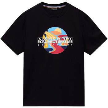 Napapijri T-shirt  Valdor Graphic T-Shirt Black