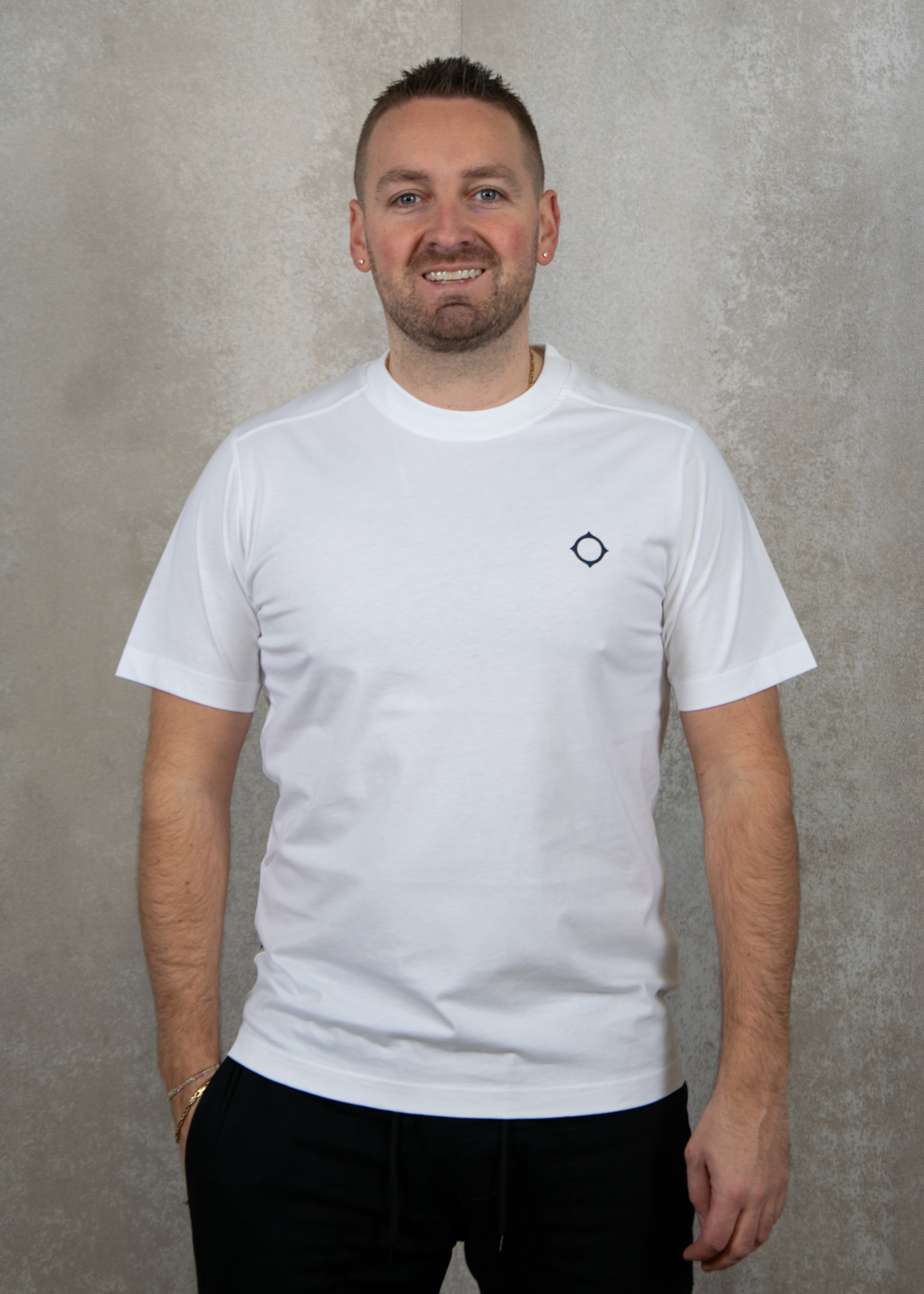 Ma.strum Oversized back logo print tee