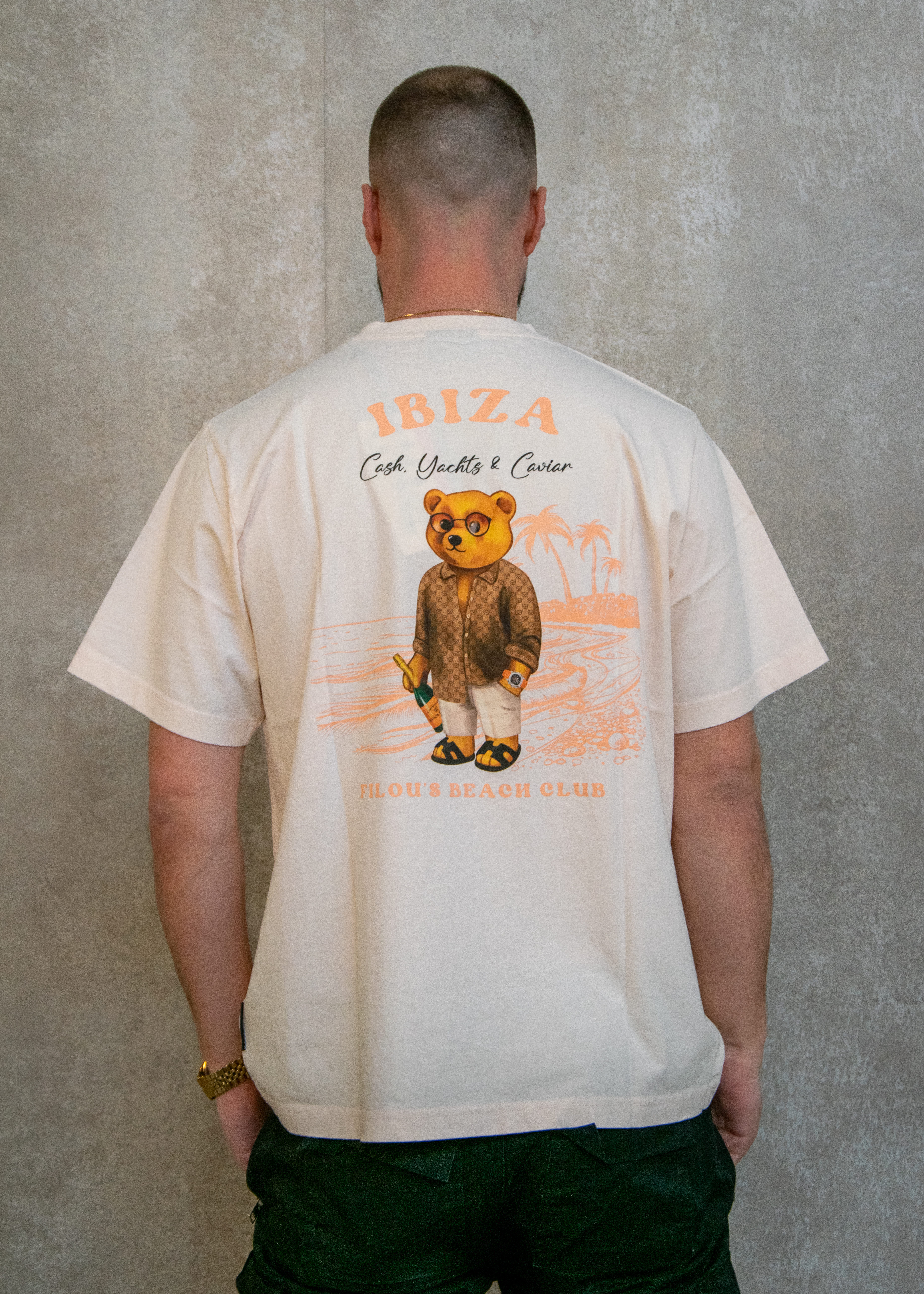 Baron Filou Oversized backprint the champagne yachtie ibiza