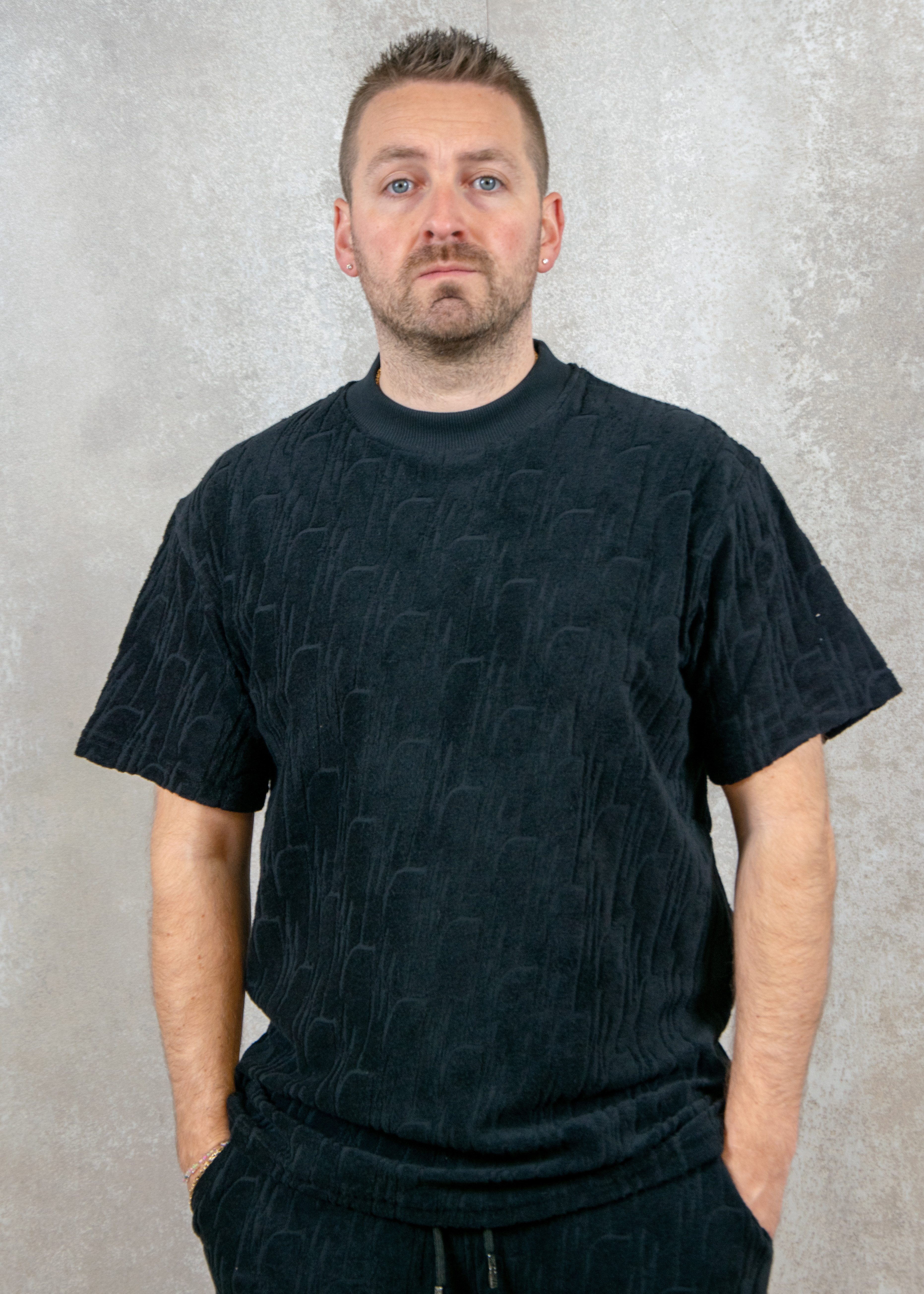 Malelions Monogram towelling t-shirt