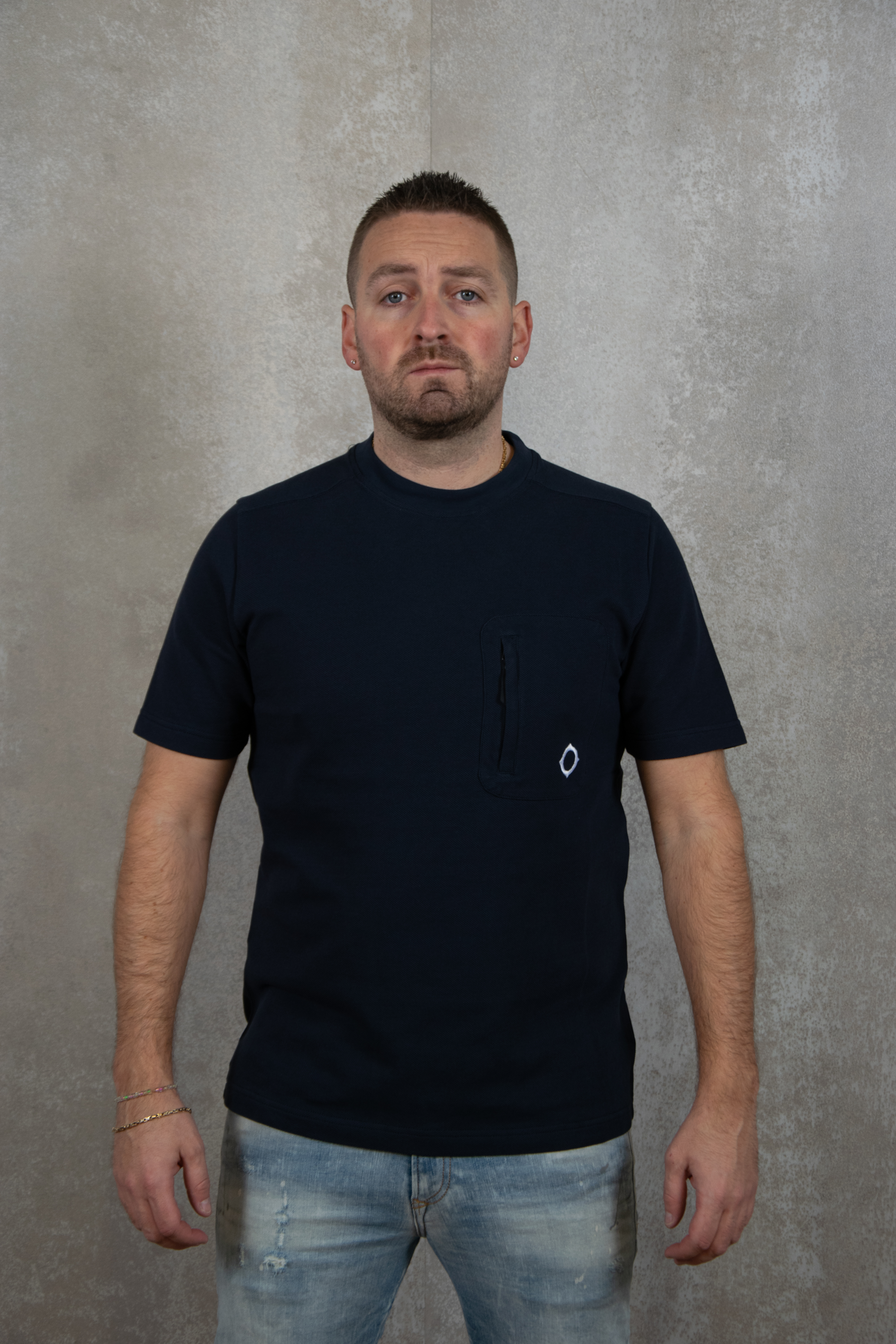Ma.strum Ss pique pocket tee