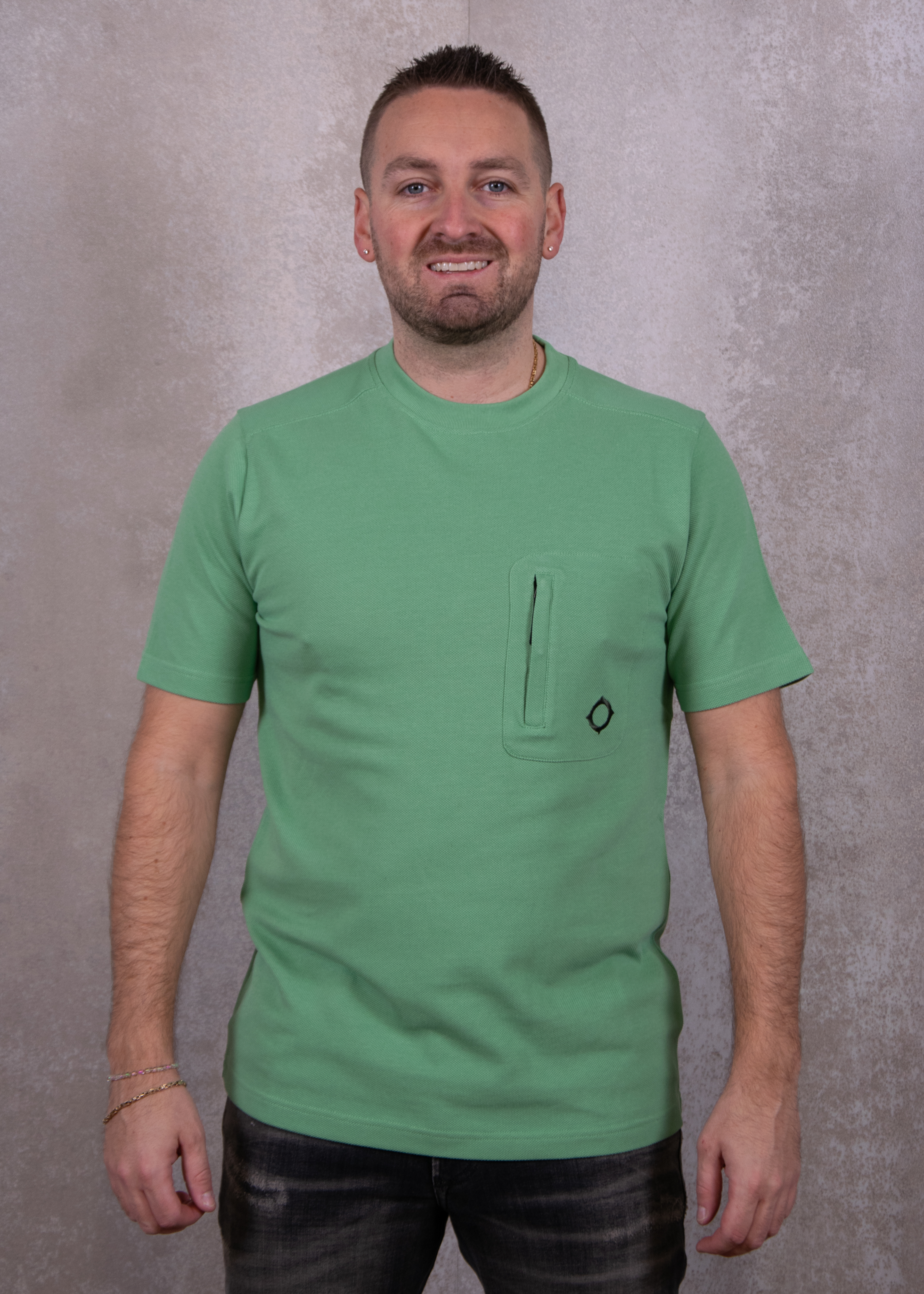 Ma.strum Ss pique pocket tee