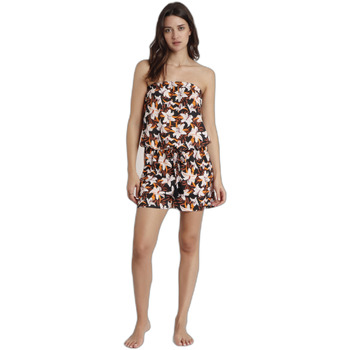 Admas Jumpsui  Combinaison sans bretelles femme Sunset Jungle