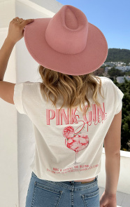 Jurkjes Pink Gin T-Shirt Roze