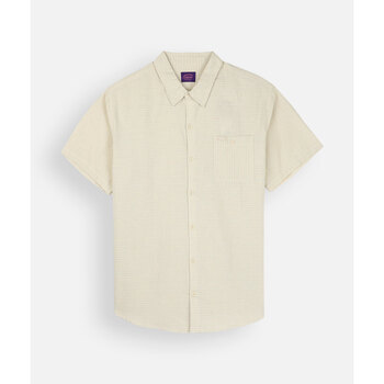 Oxbow Overhemd Lange Mouw  Gestreept effect shirt met korte mouwen LINES
