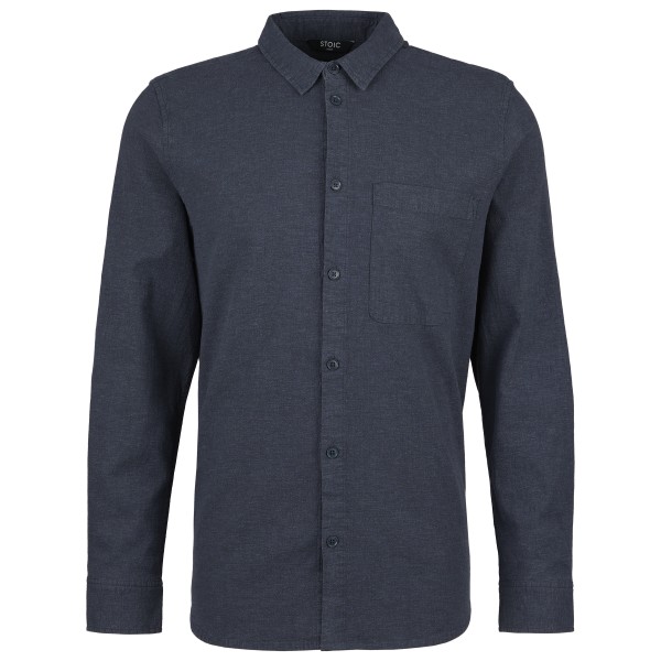 Stoic  Hemp54 BjurholmSt. L/S Shirt - Overhemd, blauw