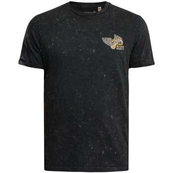 Schott T-shirt Korte Mouw  Vintage T-shirt met print op de rug