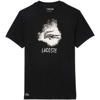 Lacoste T-shirt  Ultra Dry Graphic Sport T-Shirt Black