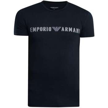Emporio Armani T-shirt Korte Mouw  Lounge Mega Logo T-shirt met ronde hals