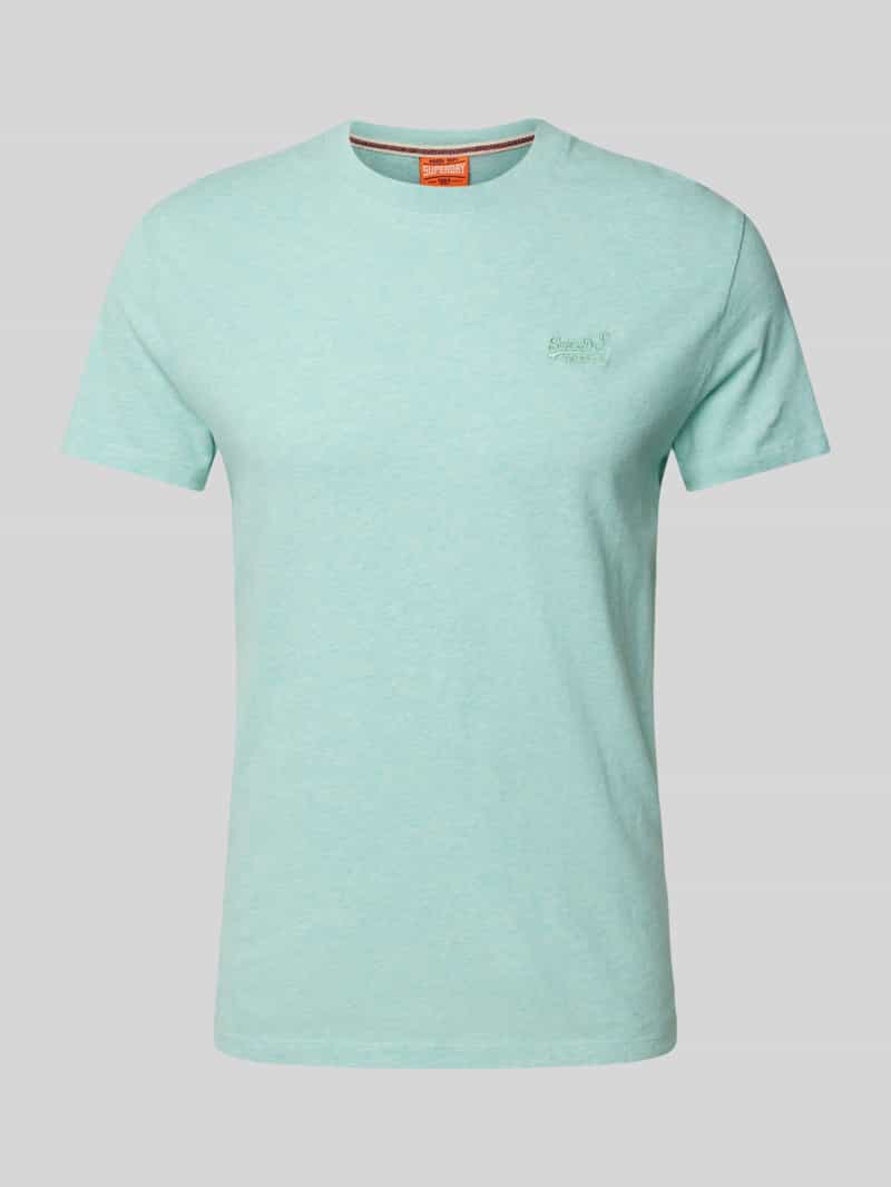 Superdry Shirt met ronde hals ESSENTIAL LOGO EMB TEE