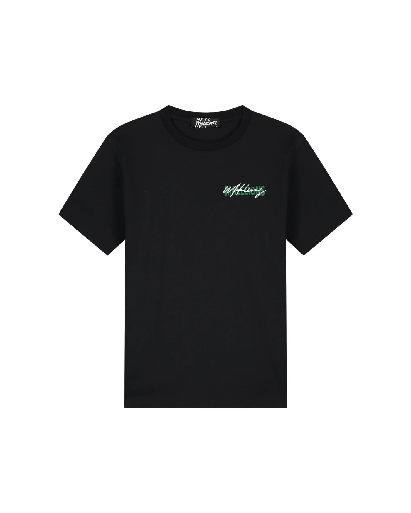 Malelions men regular iconic t-shirt mm1-hs25-25 920 black green