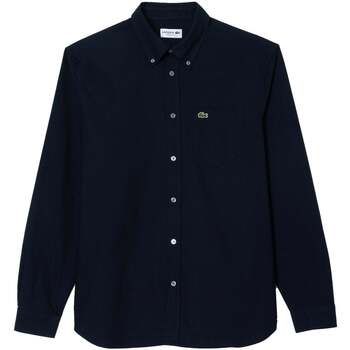 Lacoste Overhemd Lange Mouw  Regular Fit Oxford Shirt Navy Blue