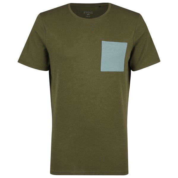 Stoic  Hemp30 AmalSt. Pocket Tee - T-shirt, olijfgroen