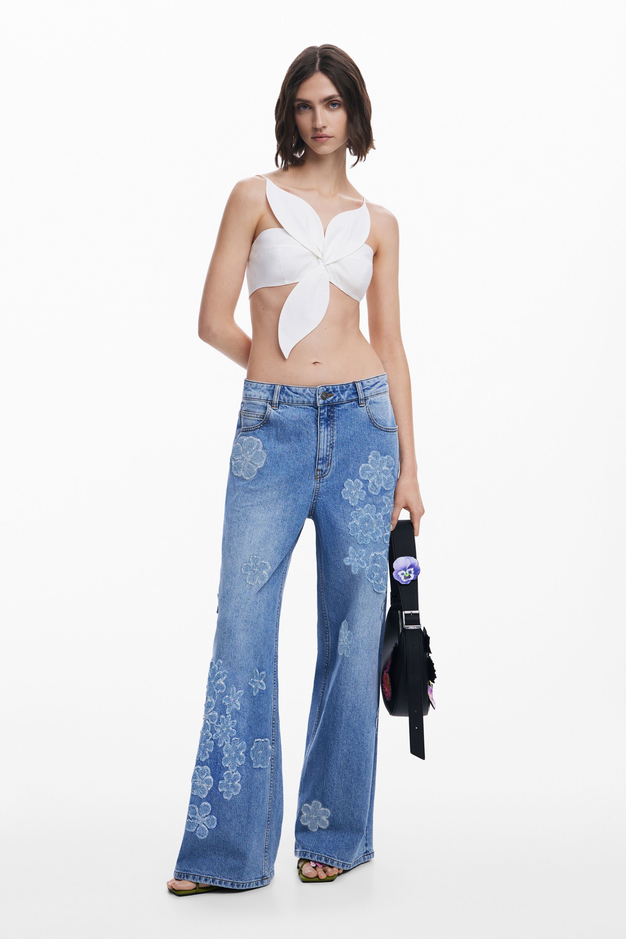 Desigual Blouse met bloemen Tyler McGillivary - WHITE