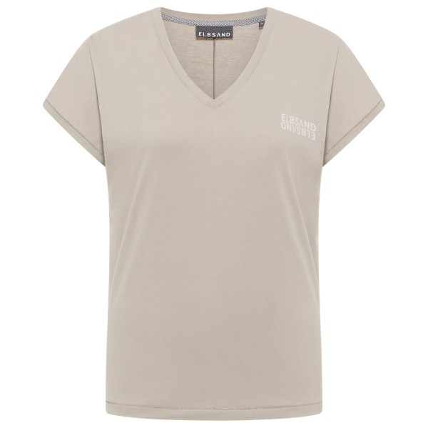 ELBSAND  Women's Pajuk - T-shirt, soft mud