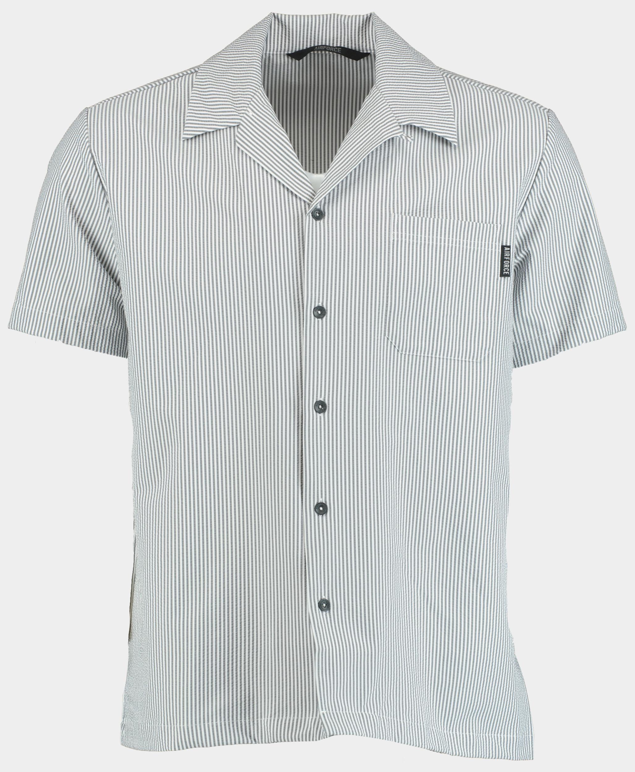 Airforce Polo korte mouw seersucker polo shirt hrm1187/100552