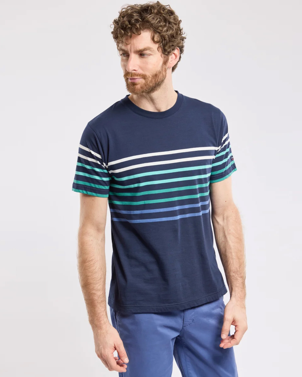 Armor Lux T-shirt korte mouw 72506 raye shirt