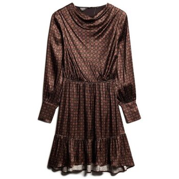 Superdry Jurk  Robe courte à col bénitier en jacquard femme