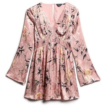 Superdry Jurk  Robe courte manches évasées en jacquard femme