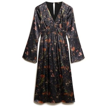 Superdry Jurk  Robe mi-longue manches évasées en jacquard femme