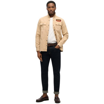 Superdry Overhemd Lange Mouw  Surchemise à écussons en toile