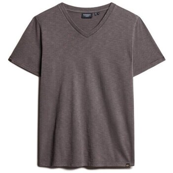 Superdry T-shirt Korte Mouw  T-shirt flammé et col en V