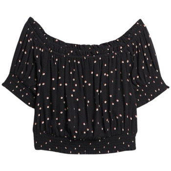 Superdry Blouse  Blouse crop smocké femme