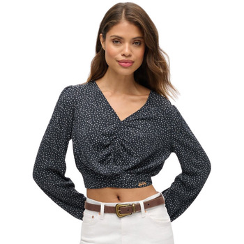 Superdry Blouse  Blouse noué sur le devant femme Vintage