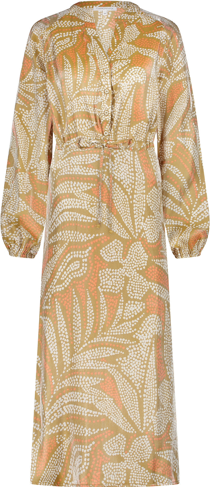 Tramontana Dress print bronze