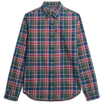 Superdry Overhemd Lange Mouw  Chemise à carreaux manches longues en coton Vintage