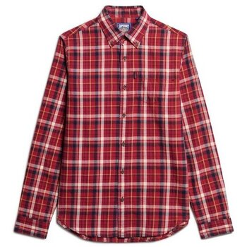 Superdry Overhemd Lange Mouw  Chemise à carreaux manches longues en coton Vintage